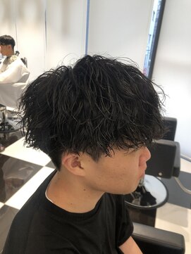 オーシャントーキョー(OCEAN TOKYO) メンズパーマツイスパ波巻きスパイラルマッシュセンターパート