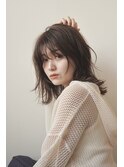 【Cuna】レイヤー_ウェーブ_ミディアム_横浜美容室