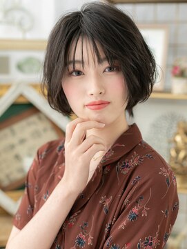 カバーヘア イヴ 戸頭店(COVER HAIR EVE) 大人かわいい小顔束感ショートウルフマッシュh3戸頭20代30代40代