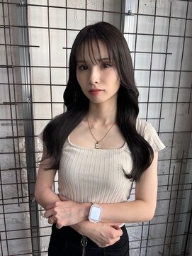 ウム(UMM) 韓国風ヘア / グレージュカラー