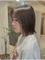 リュミエ ドゥ マッシュ(Lumier de mashu)&nbsp;トレンド前下がりボブ