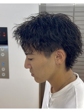 ビカム 名駅(become) 【スパイキーショートウルフ】アップバング無造作パーマ名古屋栄