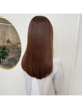 アーバン(URBAN.) 黒髪/グレージュカラー/縮毛矯正/髪質改善