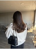 大人外国人風セミロングレイヤー