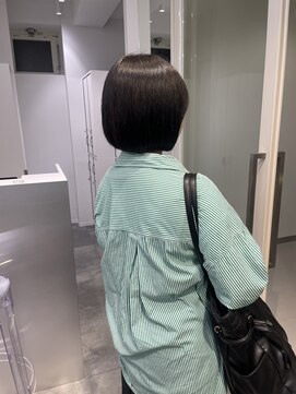 コレクティブワーク 表参道 渋谷(COLLECTIVE WORK) 艶髪ベージュ髪質改善ボブ顔まわりレイヤー20代30代40代[表参道]