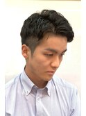 ナチュラルパーマ メンズパーマツーブロック