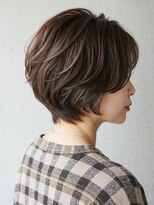 サンタフェ 名駅店(Santa'Fe)&nbsp;白髪ぼかしカラー/脱白髪染め/グレイカラー/大人女性/ショート