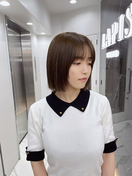 ラピス 渋谷本店(Lapis) オリーブブラウン/ボブレイヤー