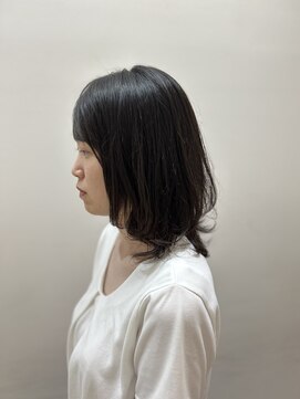 ヘアーライズ 池袋東口店(hair RISE) 乾かしただけでこの形になります。セットの時間短縮ストカール