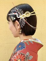 周りと被らない！自分だけの水引きヘアセット