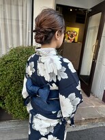 アルコイリスバイドールヘアー(ARCOIRIS by Dollhair)&nbsp;浴衣着付けヘアセットおとなかわいい浴衣アップ