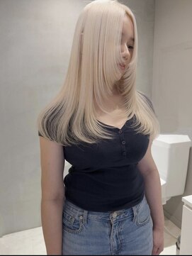 ペレ アネックス 大阪梅田茶屋町店(PELE ANNEX) くびれヘア/アプリコットオレンジ/夏のヘアアレンジ/梅田