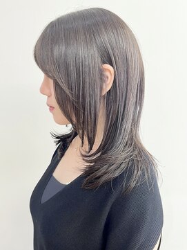 モリオフロムロンドン 松戸店(Morio from London) 【morio松戸 アイダ】艶髪大人可愛いセミロングレイヤーカット