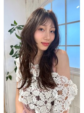 リコバイアフロート(riko by afloat) 顔まわりカット/レイヤーカット/透明感/ブラウンベージュ