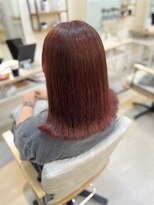 ランプ 柏(Lamp)&nbsp;ブリーチ無しダブルカラー×ピンクブラウン