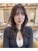 ミディアムレイヤーカット/レイヤー/顔周り/韓国/髪質改善北千住