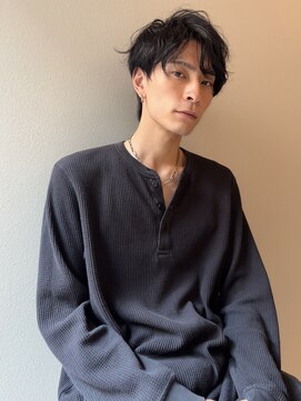 メンズカット×ニュアンスパーマ