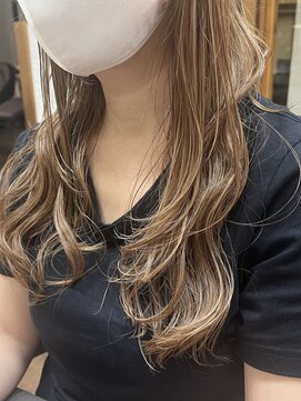 オートクチュール ランコントレ 七条店(Haute Couture Rencontrer) ハイライト×ゆるウェーブ