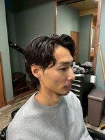 スタンドバーバー 柏(STAND BARBER) MEN’S HAIR/サーフカール/刈り上げセンターパート/柏