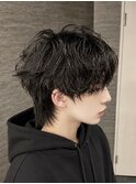 韓国風シャドウパーマ