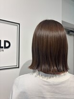 ギルド 東久留米店(GUILD) 切りっぱなしボブで叶える艶髪ミディアム