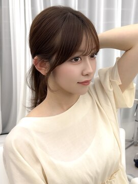 アマトウキョウスマートサロン(AMA TOKYO×Smart Salon) くびれレイヤー/顔まわりカット/くびれ巻き/レイヤーカット