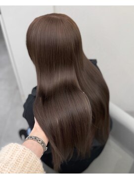 ベレーザ 川越(Beleza) ba19699_モカブラウンブリーチなし透明感カラーワンホンヘア艶髪