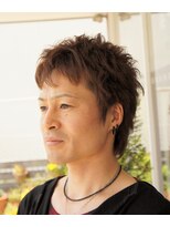 ヘアーメイクアイ(Ai)&nbsp;メンズのショートパーマスタイル