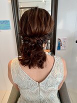 フェリーチェ(Felice)&nbsp;結婚式　花嫁　二次会　パーティー　ハーフアップ