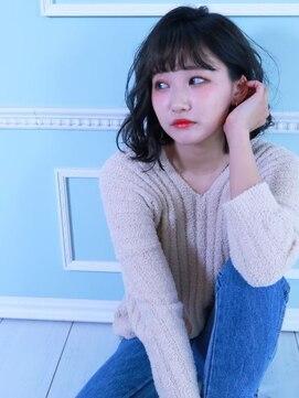 ヘアリゾート エーアイ 上野店α(hair resort Ai) ラフウェーブボブ