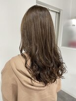 ジーニー 横浜(giinii)&nbsp;giinii_渋谷良太_モテ髪ロング_ベージュカラー_ミックス巻き