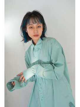 ルーム(Loom.) セクションカラーボブ【Loom./明治神宮前/原宿/表参道】