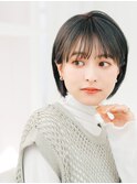 小顔に見える!ショートヘア