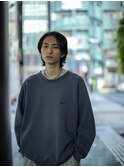 外ハネレイヤー×ミディアムパーマ