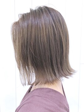 アイティーバイアルバム 八王子店(IT by ALBUM) ハイライトグレージュボブ_ラベンダーカラー_ba320531