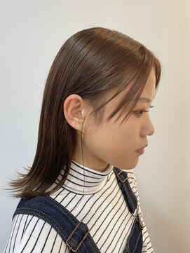 スタジオフォーエイチ(STUDIO 4H) ミディアムボブ/ロブ/ナチュラルベージュ/オリーブベージュ