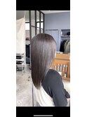 【倉敷】【岡山】【ハイライト】【髪質改善】透明感グレージュ