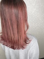 美容室 ハルミ ヘア リゾート 川口店(Harumi Hair Resort)&nbsp;ハイライトピンクカラー