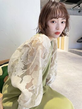 ルーク(LUKE) 外ハネ ルーズカールボブ