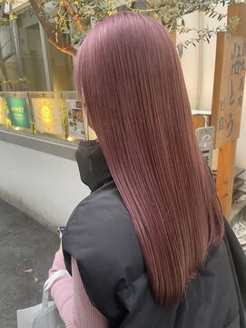 ヘアカロン 熊本本店(Hair CALON) ピンクカラー