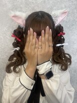 ラビス(Lovis)&nbsp;ハッシュカット/フルバング/似合わせカット/レッドブラウン