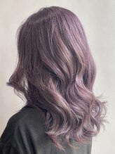 ヘア イノウエ HAIR INOUE 大人可愛いラベンダーカラー