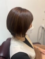 ヘアーカルチャー 小倉台店 HAIR CULTURE&nbsp;ショートカットうる艶髪質改善縮毛矯正レッドブラウン