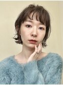 外ハネボブ/無造作ヘア/外国人風カラー/透け感/自由が丘