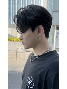 オーガニック アトリエ 大宮(organic+atelier) 韓国マッシュニュアンスパーマツーブロックセンターパート韓流