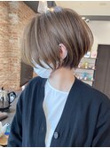 前髪ありなし面長丸顔/20代/30代/40代/ショート/ボブ【荒牧】
