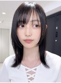 ナチュラル姫カットくびれカール切りっぱなしボブ美髪＊Nuage'