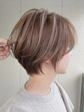 大人カワイイ小顔になるワンレンネビージュ黒髪ボブルフ髪質改善