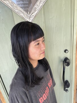 フーガ 新越谷蒲生店(fuuga) オン眉ワイドバング×ゆる巻