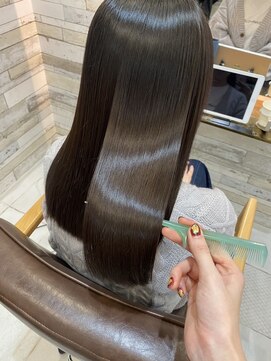 アルバハナレ 横浜(αlba HANARE) 弱酸性縮毛矯正×水素トリートメント♪